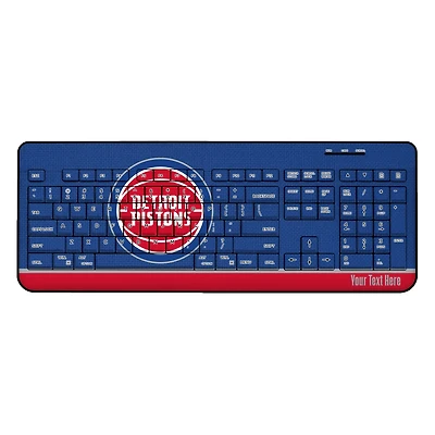Detroit Pistons Personalized Wireless Keyboard