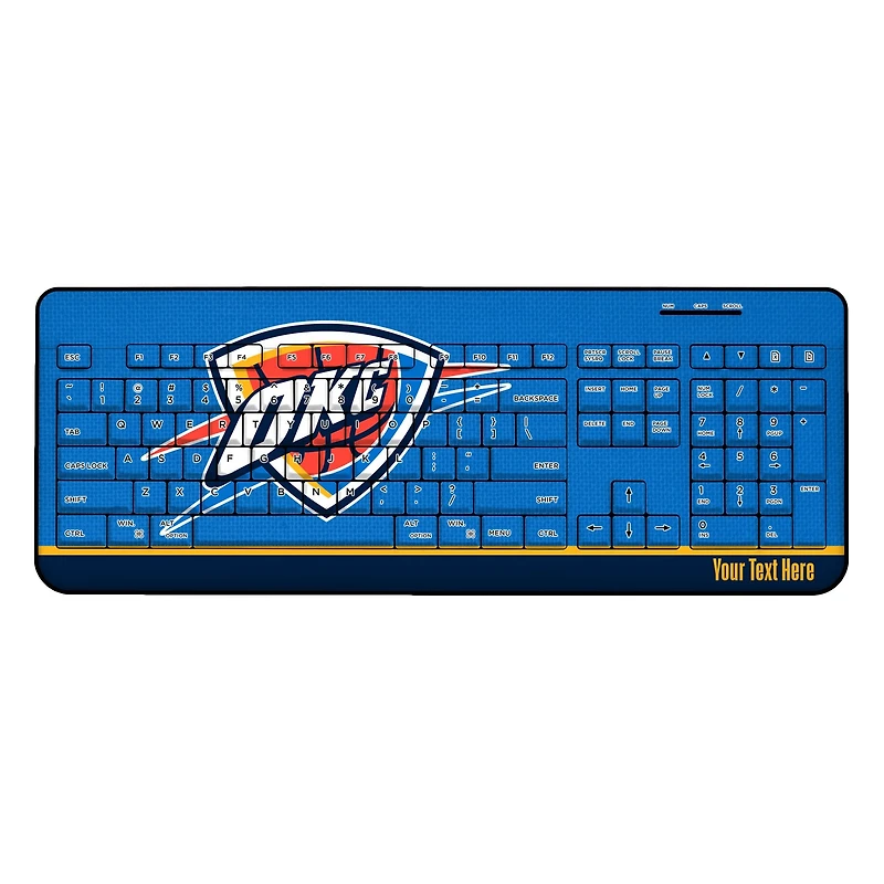 Oklahoma City Thunder Personalized Wireless Keyboard