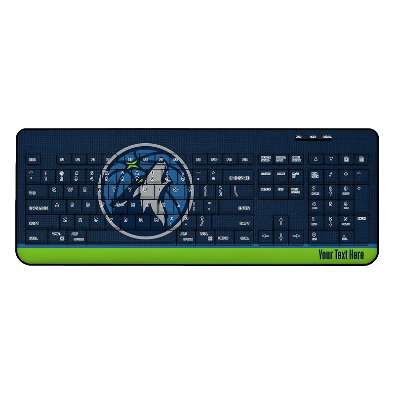 Minnesota Timberwolves Personalized Wireless Keyboard
