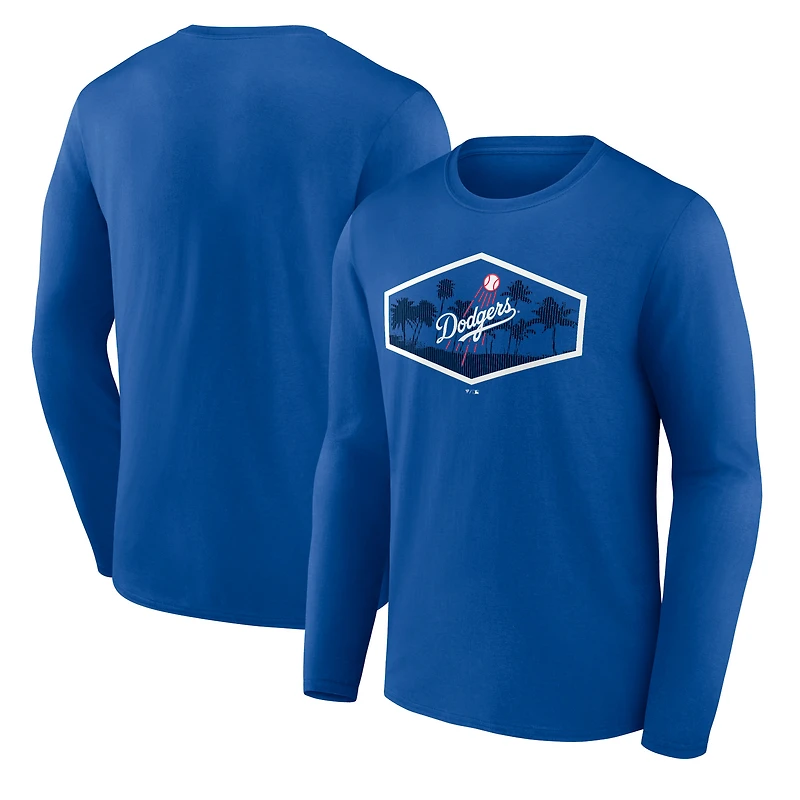 Men's Royal Los Angeles Dodgers Scoreboard Long Sleeve T-Shirt