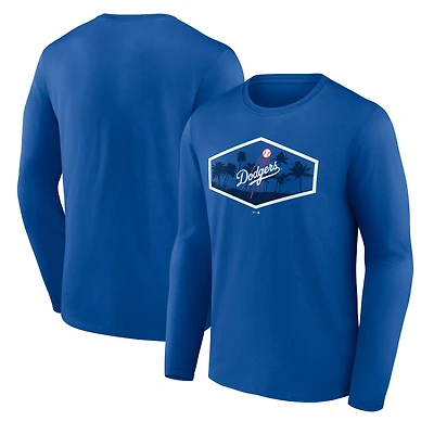 Men's Royal Los Angeles Dodgers Scoreboard Long Sleeve T-Shirt