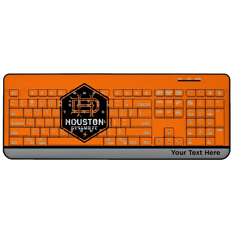 Houston Dynamo FC Personalized Wireless Keyboard