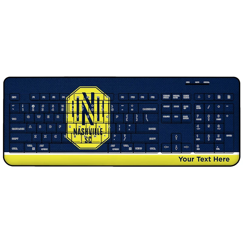 Nashville SC Personalized Wireless Keyboard