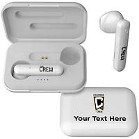 Columbus Crew Personalized True Wireless Earbuds