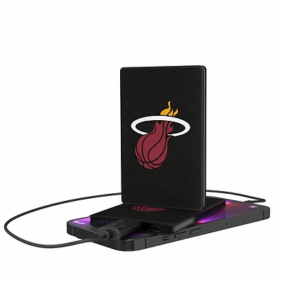 Miami Heat Solid Design 2500mAh Credit Card Powerbank