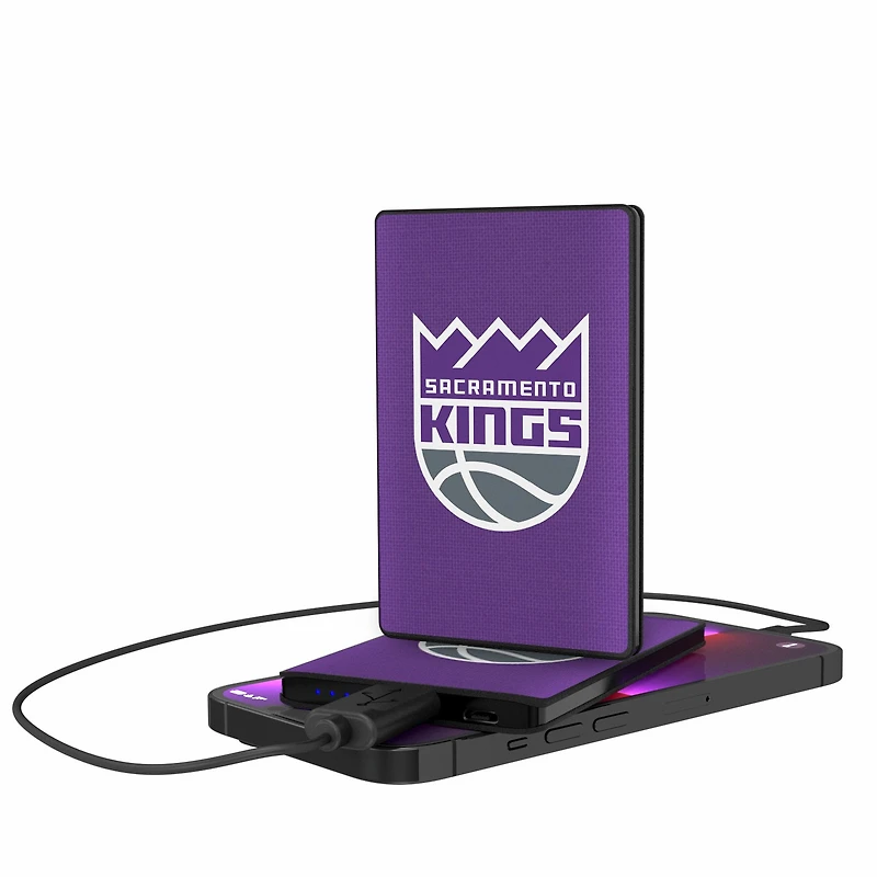 Sacramento Kings Solid Design 2500mAh Credit Card Powerbank