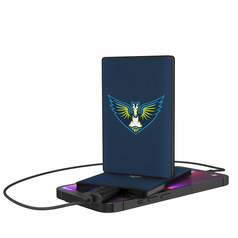 Dallas Wings Solid Design 2500mAh Credit Card Powerbank