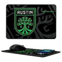 Austin FC Personalized Tilt Design Wireless Charger & Mouse Pad
