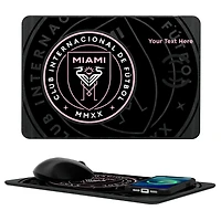 Inter Miami CF Personalized Tilt Design Wireless Charger & Mouse Pad