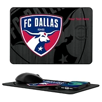 FC Dallas Personalized Tilt Design Wireless Charger & Mouse Pad