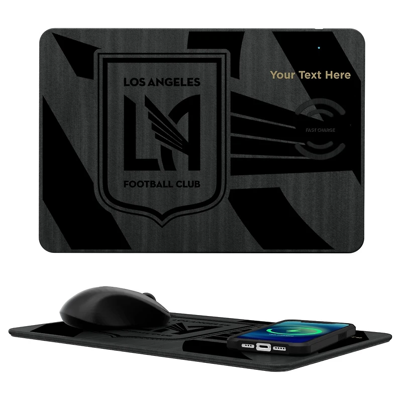 LAFC Personalized Tilt Design Wireless Charger & Mouse Pad