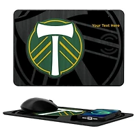 Portland Timbers Personalized Tilt Design Wireless Charger & Mouse Pad