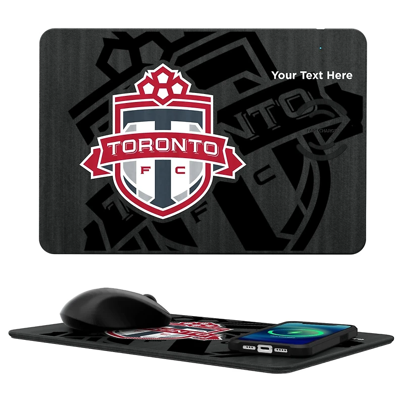 Toronto FC Personalized Tilt Design Wireless Charger & Mouse Pad