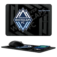 Vancouver Whitecaps FC Personalized Tilt Design Wireless Charger & Mouse Pad