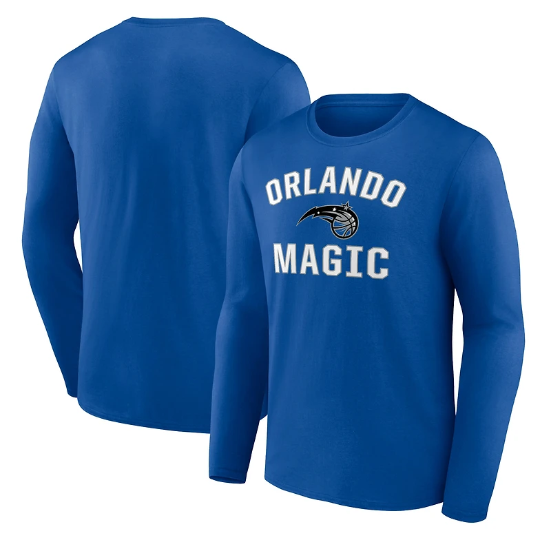 Men's Royal Orlando Magic Victory Arch Team Long Sleeve T-Shirt