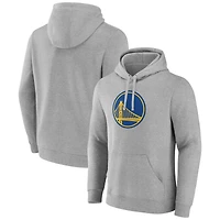 Men's Gray Golden State Warriors Alternate Logo Pullover Hoodie