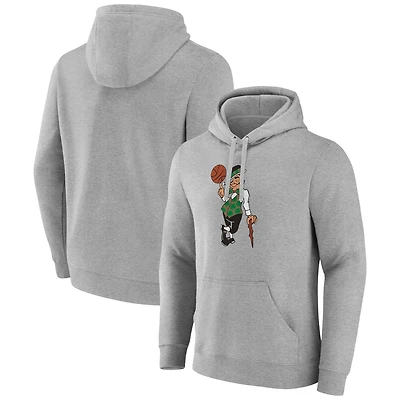 Men's Gray Boston Celtics Alternate Logo Pullover Hoodie