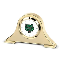Gold Binghamton Bearcats Team Logo Napoleon Desk Clock