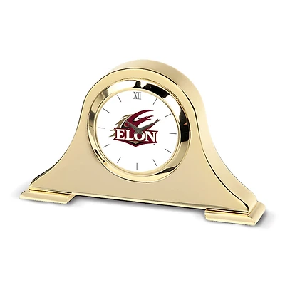 Gold Elon Phoenix Team Logo Napoleon Desk Clock