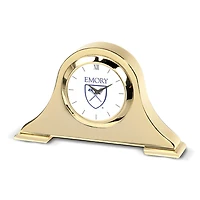Gold Emory Eagles Team Logo Napoleon Desk Clock