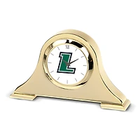 Gold Loyola Greyhounds Team Logo Napoleon Desk Clock