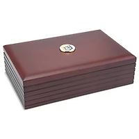 Brown Cal State L.A. Golden Eagles Team Logo 9'' x 6'' Team Rosewood Desk Box