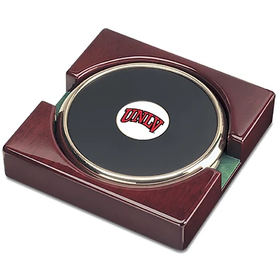 Gold UNLV Rebels Team Logo 2-Piece Coaster Set