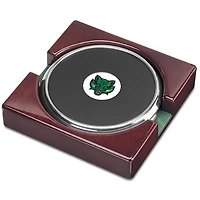 Silver Binghamton Bearcats Team Logo 2-Piece Coaster Set