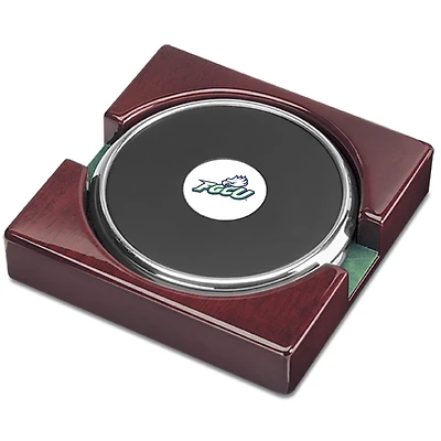 Silver Florida Gulf Coast Eagles Team Logo 2-Piece Coaster Set