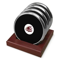 Silver Elon Phoenix Team Logo -Piece Coaster Set
