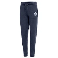 Women's Antigua Heather Navy Toronto Maple Leafs Action Jogger Pants