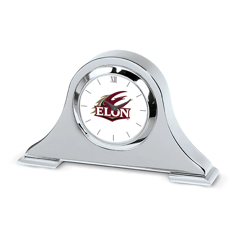 Silver Elon Phoenix Logo Napoleon Desk Clock