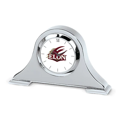 Silver Elon Phoenix Logo Napoleon Desk Clock