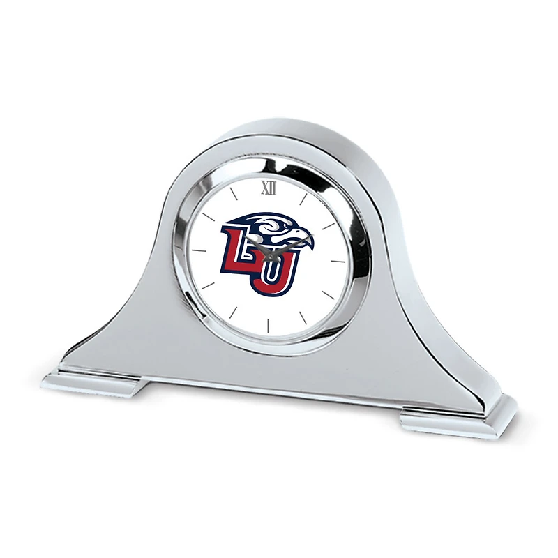 Silver Liberty Flames Logo Napoleon Desk Clock