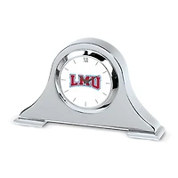 Silver Loyola Marymount Lions Logo Napoleon Desk Clock