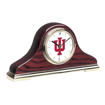 Gold Indiana Hoosiers Mantle Clock