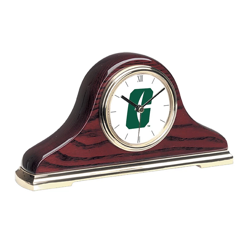 Gold Charlotte 49ers Mantle Clock
