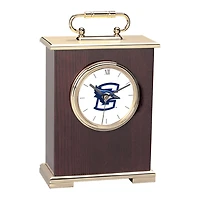 Creighton Bluejays Gold Logo Carriage Clock
