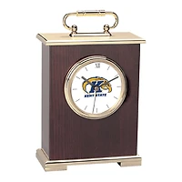 Kent State Golden Flashes Gold Logo Carriage Clock