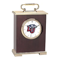 Liberty Flames Gold Logo Carriage Clock