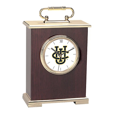 UC Irvine Anteaters Gold Logo Carriage Clock