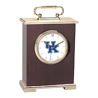 Kentucky Wildcats Gold Logo Carriage Clock