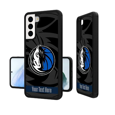 Dallas Mavericks Personalized Tilt Design Galaxy Bump Case