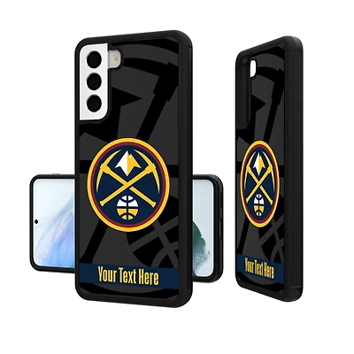 Denver Nuggets Personalized Tilt Design Galaxy Bump Case