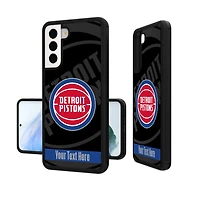 Detroit Pistons Personalized Tilt Design Galaxy Bump Case
