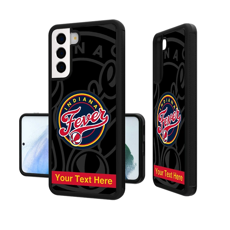 Indiana Fever Personalized Tilt Design Galaxy Bump Case