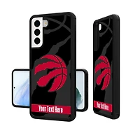 Toronto Raptors Personalized Tilt Design Galaxy Bump Case