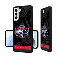 Washington Mystics Personalized Tilt Design Galaxy Bump Case