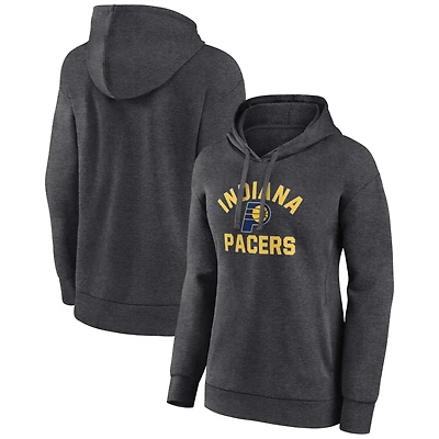 Women's Charcoal Indiana Pacers Overtime Pullover Hoodie
