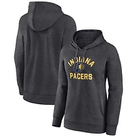 Women's Charcoal Indiana Pacers Overtime Pullover Hoodie
